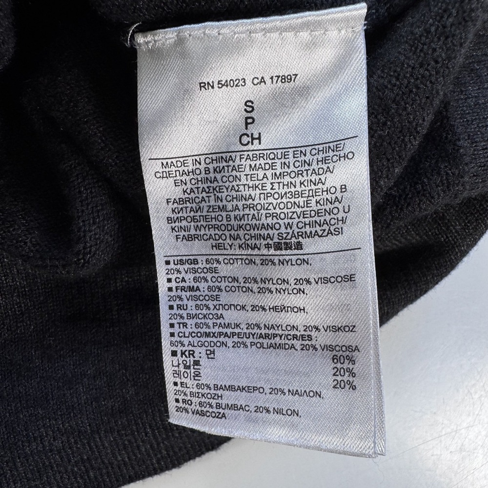 BANANA REPUBLIC Full Zip Hooded Military Sweater Jacket Mens Small Gray Knit - Picture 14 of 16